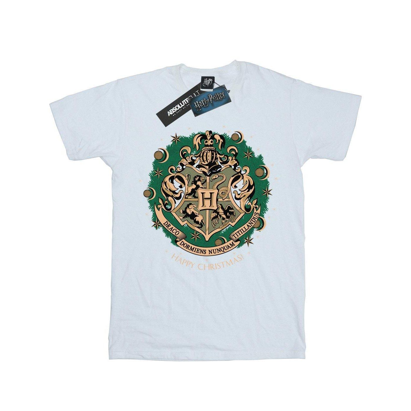 Image of Tshirt Weihnachtliches Design Unisex Weiss 140/146