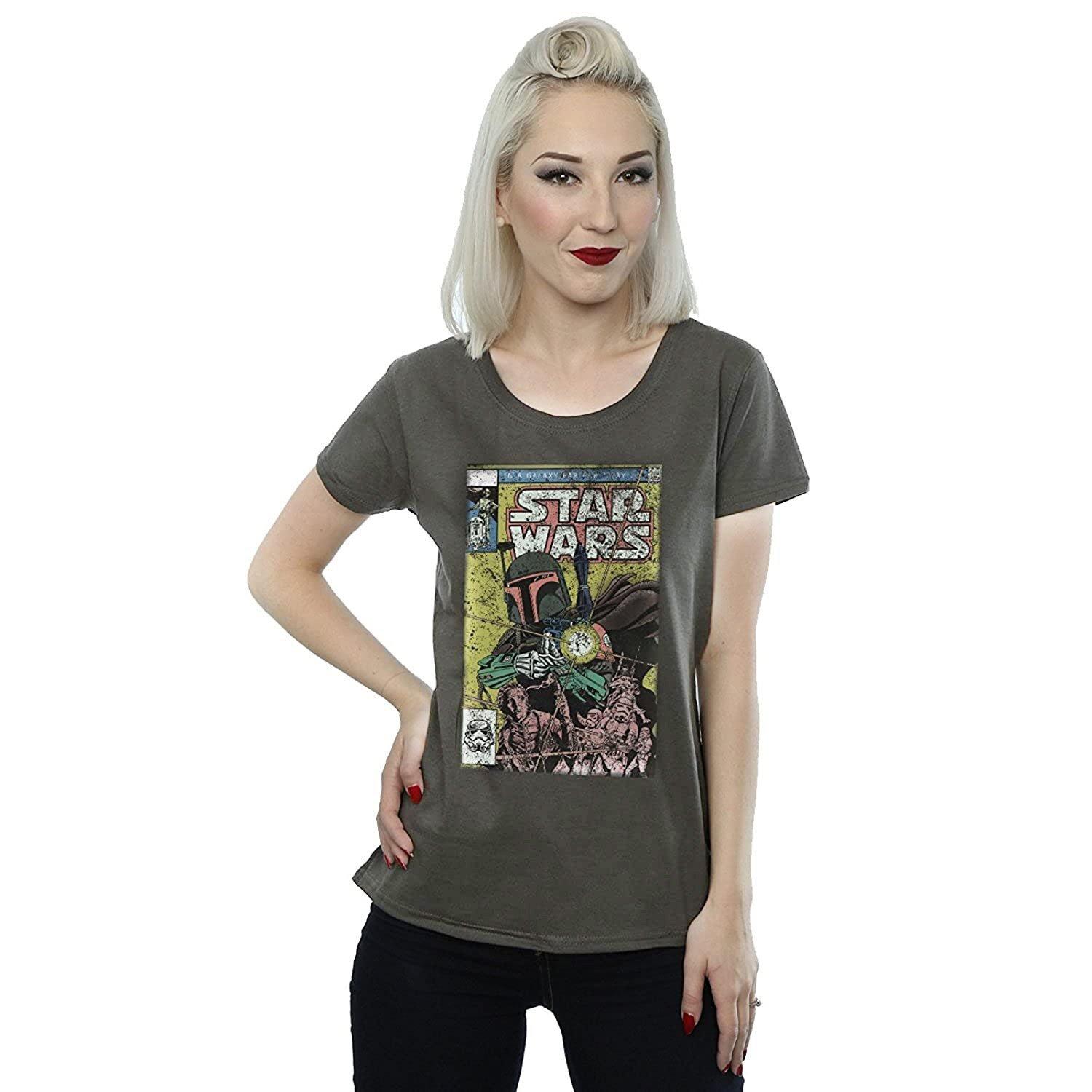 STAR WARS  Tshirt Boba Fett Comic 