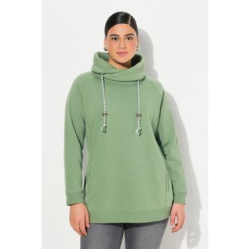 Sweatshirt, weiter Stehkragen, Taschen, Raglan-Langarm