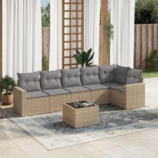 VidaXL set divano da giardino Polirattan  