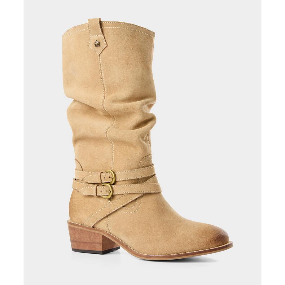 Joe Browns Locker geschnittene Stiefel aus Veloursleder  