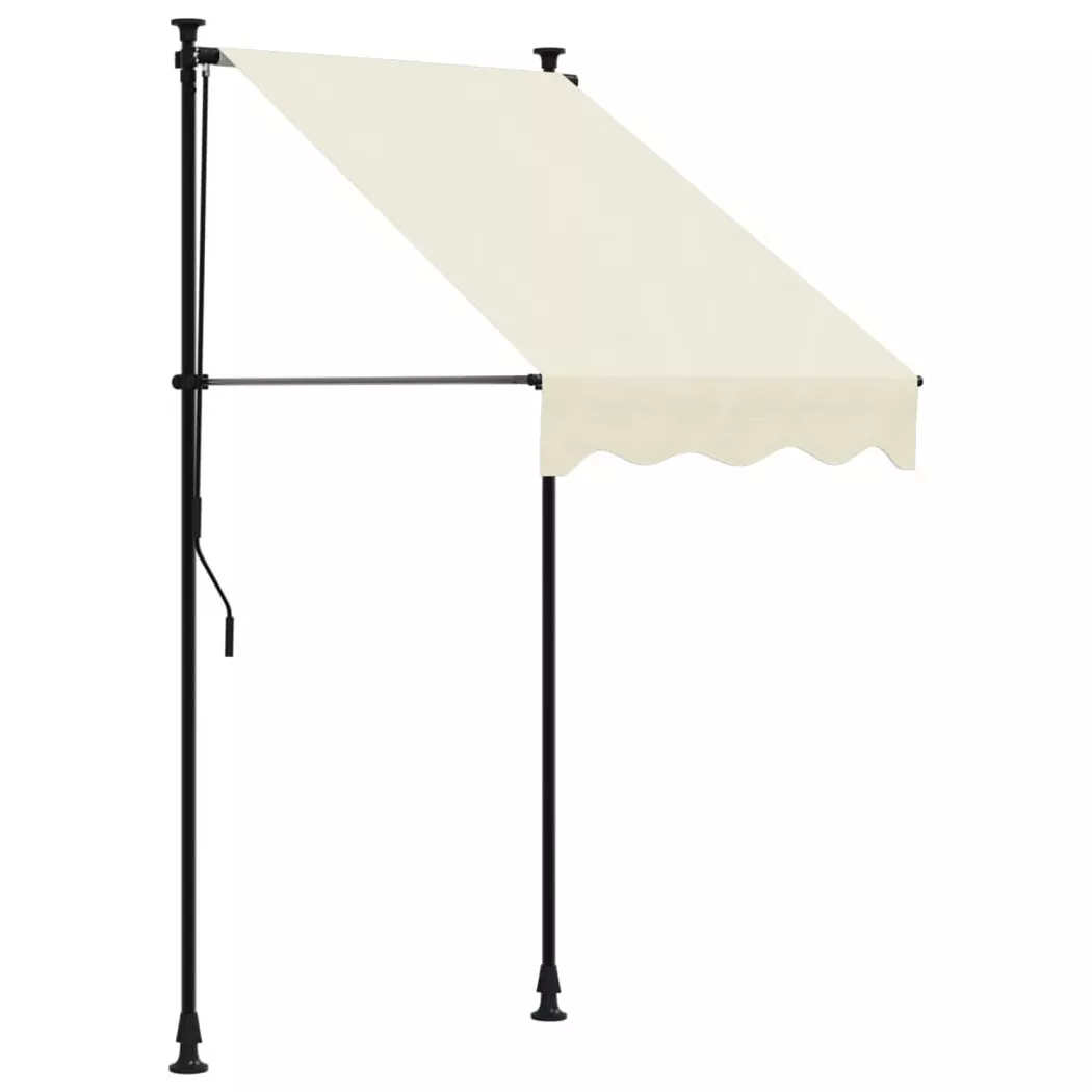 VidaXL - tenda da sole retrattile Tessuto, One Size, Light Beige