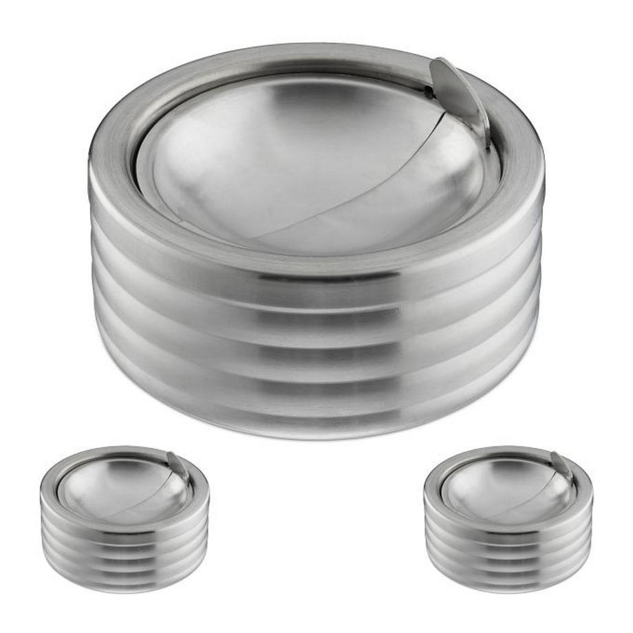 Set di 3 posacenere a vento