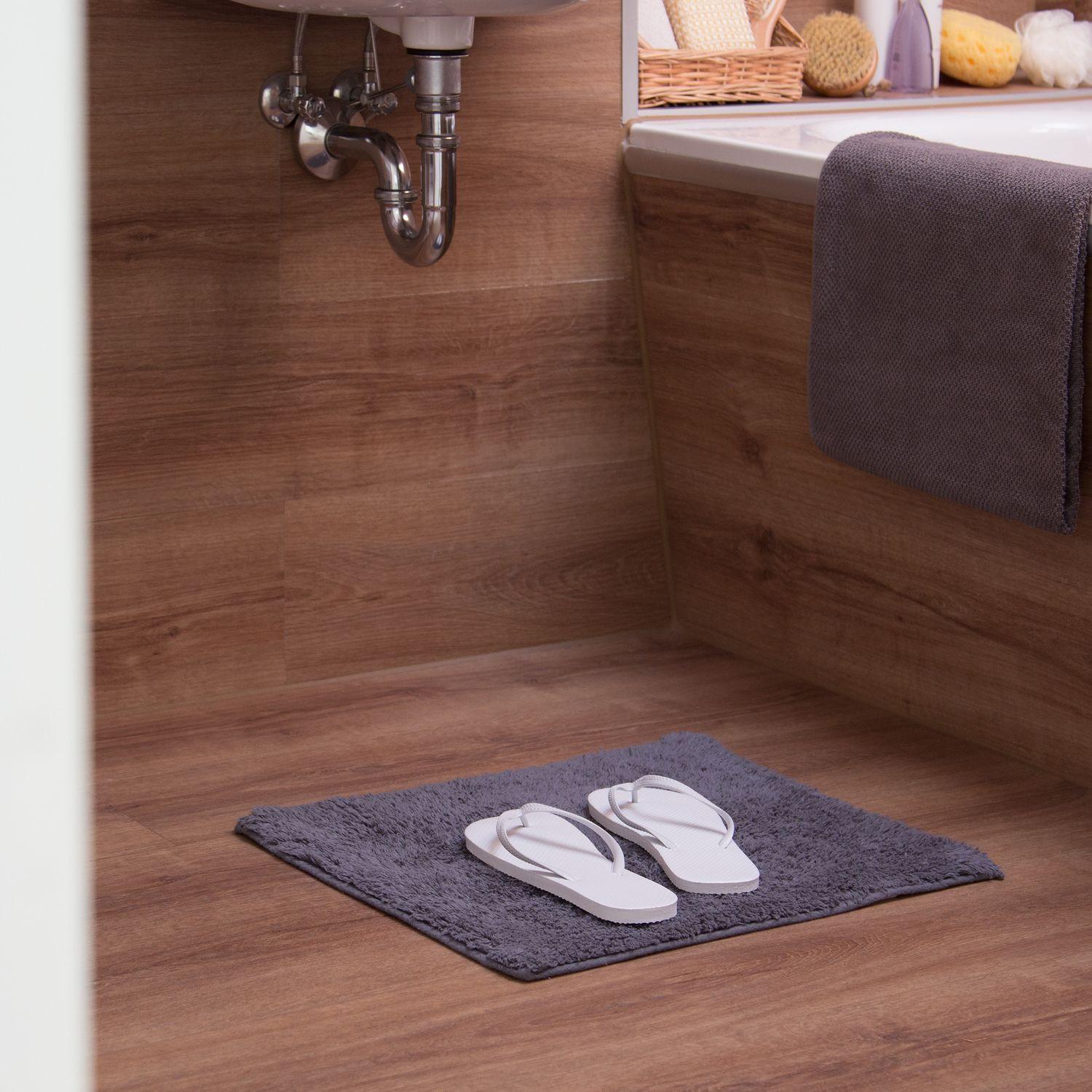 B2X Tapis de salle de bain différentes tailles gris  