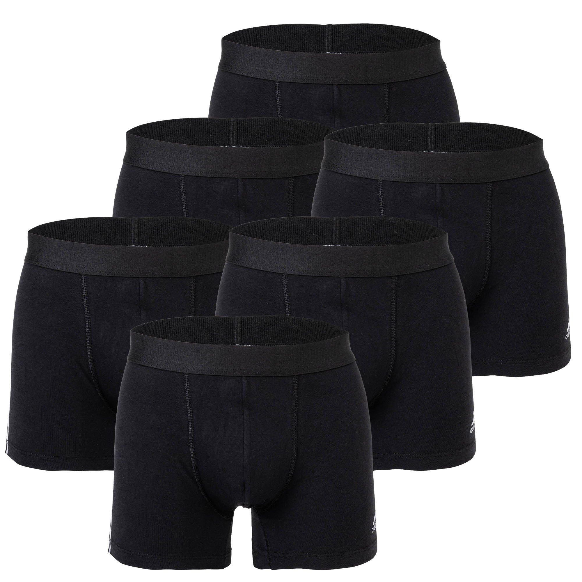 Image of adidas Boxershort 6er Pack Stretch Herren Schwarz M