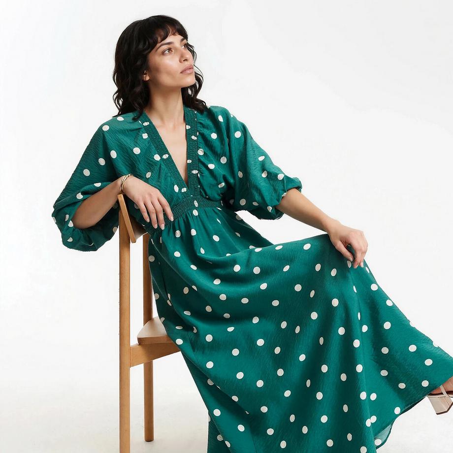 La Redoute Collections Abito Lungo a Pois  