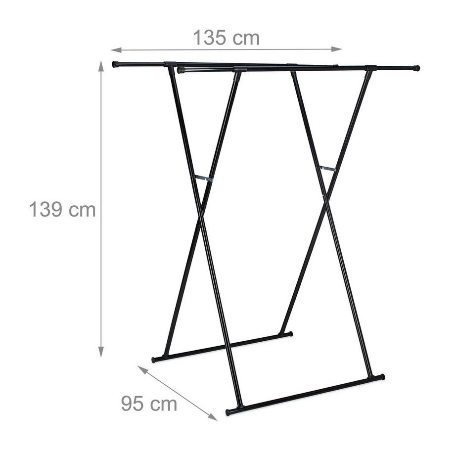 B2X Appendiabiti retrattile in metallo  