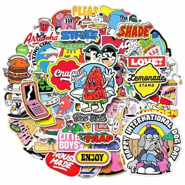 Image of Packung Aufkleber - Urlaub Packung Aufkleber - Urlaub