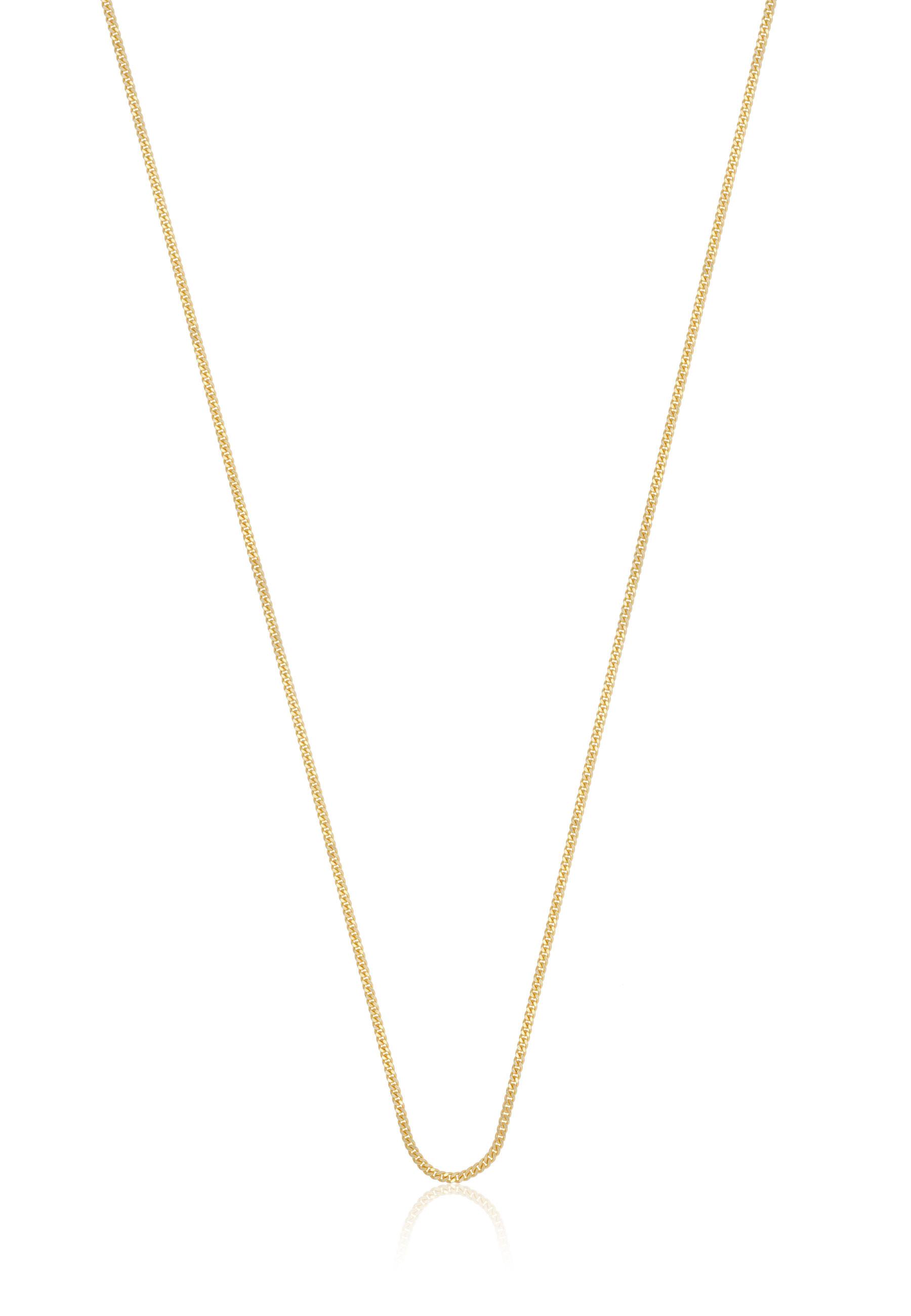 MUAU Schmuck  Collier Panzer Gelbgold 750, 1mm, 42cm 