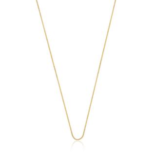 MUAU Schmuck  Collier Panzer Gelbgold 750, 1mm, 42cm 