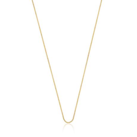 MUAU Schmuck  Collier Panzer Gelbgold 750, 1mm, 42cm 