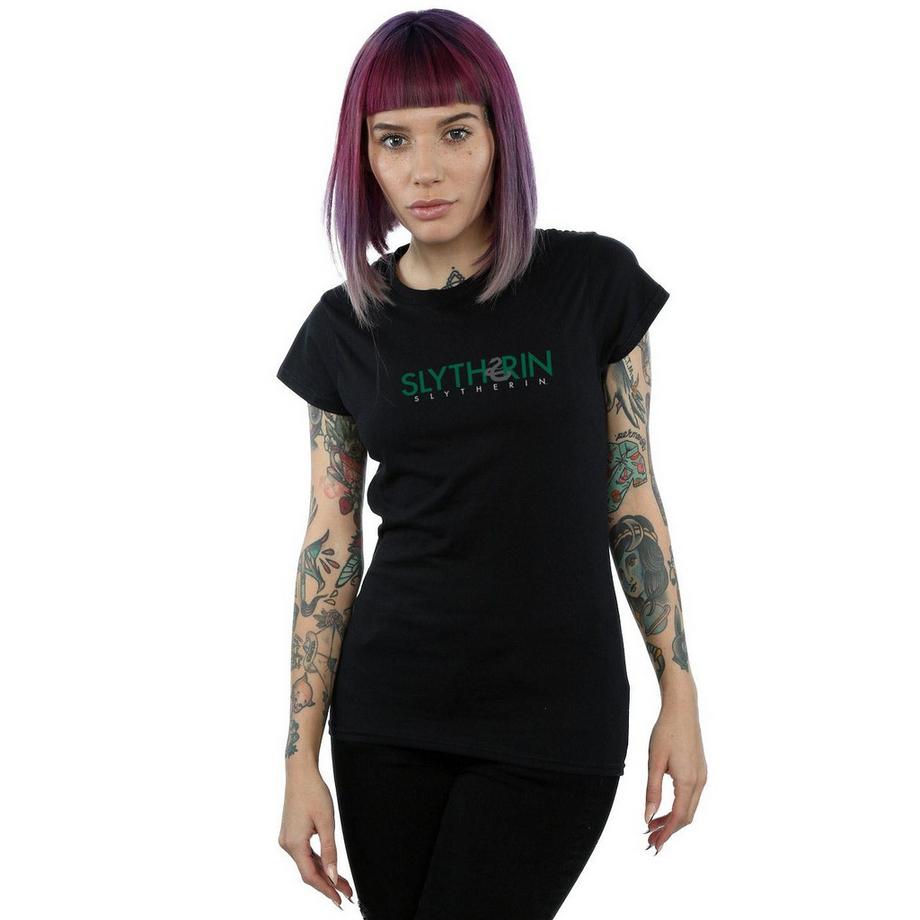 Harry Potter T-shirt Stampata Slytherin  