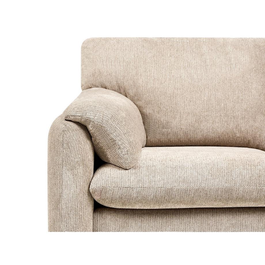 Beliani 2 Sitzer Sofa aus Stoff Skandinavisch GETA  