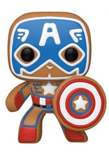 Funko  Funko POP ! Marvel Xmas 2021 : Captain America (933) (fx1) 