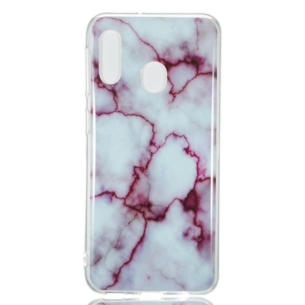 Image of Galaxy A20e - Silikon Gummi Case Marmor
