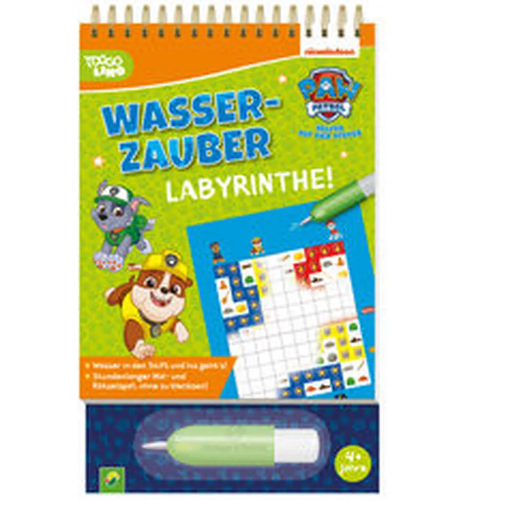 Schwager & Steinlein - PAW Patrol Wasserzauber Labyrinthe. Einfach mit Wasser malen!, Kein Autor