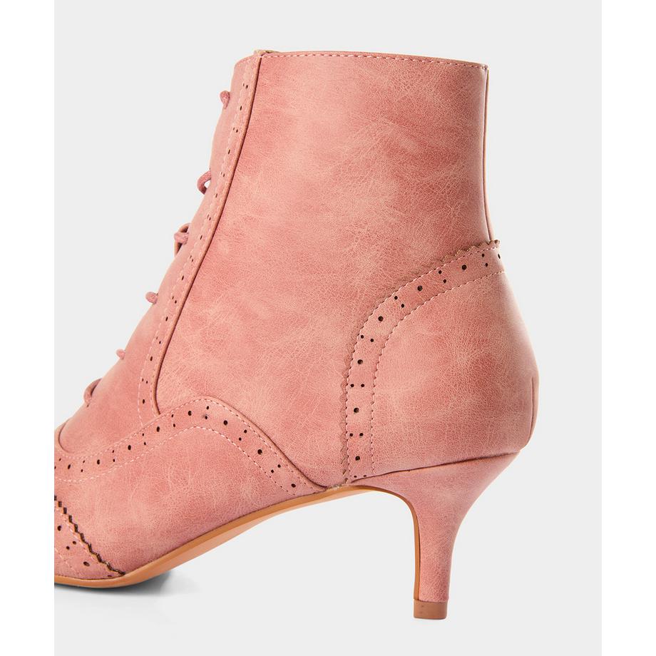 Joe Browns Schnürstiefeletten mit spitzer Kappe und niedrigem Absatz  