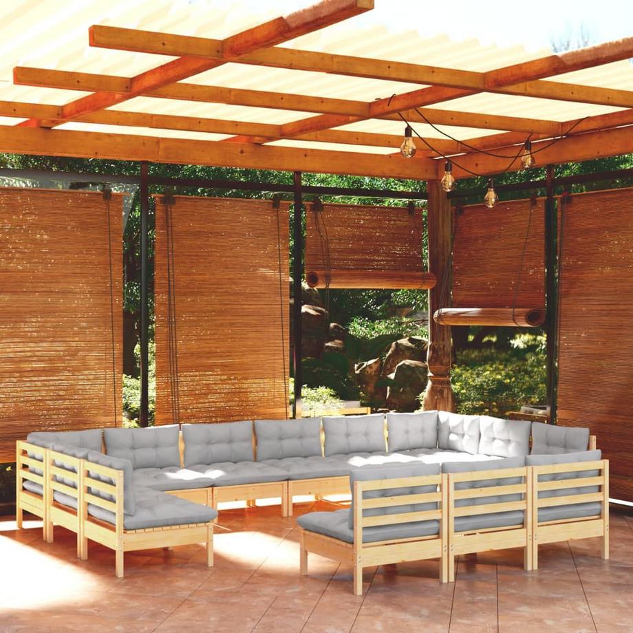 VidaXL Garten-lounge-set kiefernholz  
