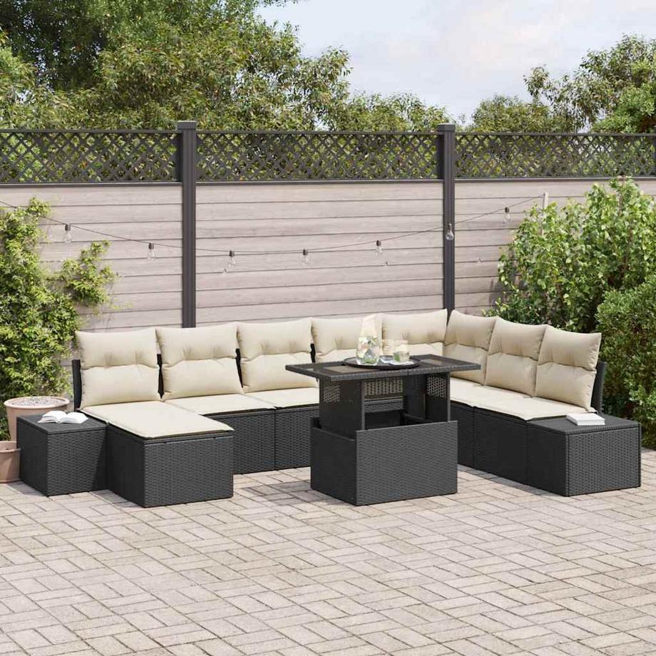 VidaXL Garten-sofa poly-rattan  