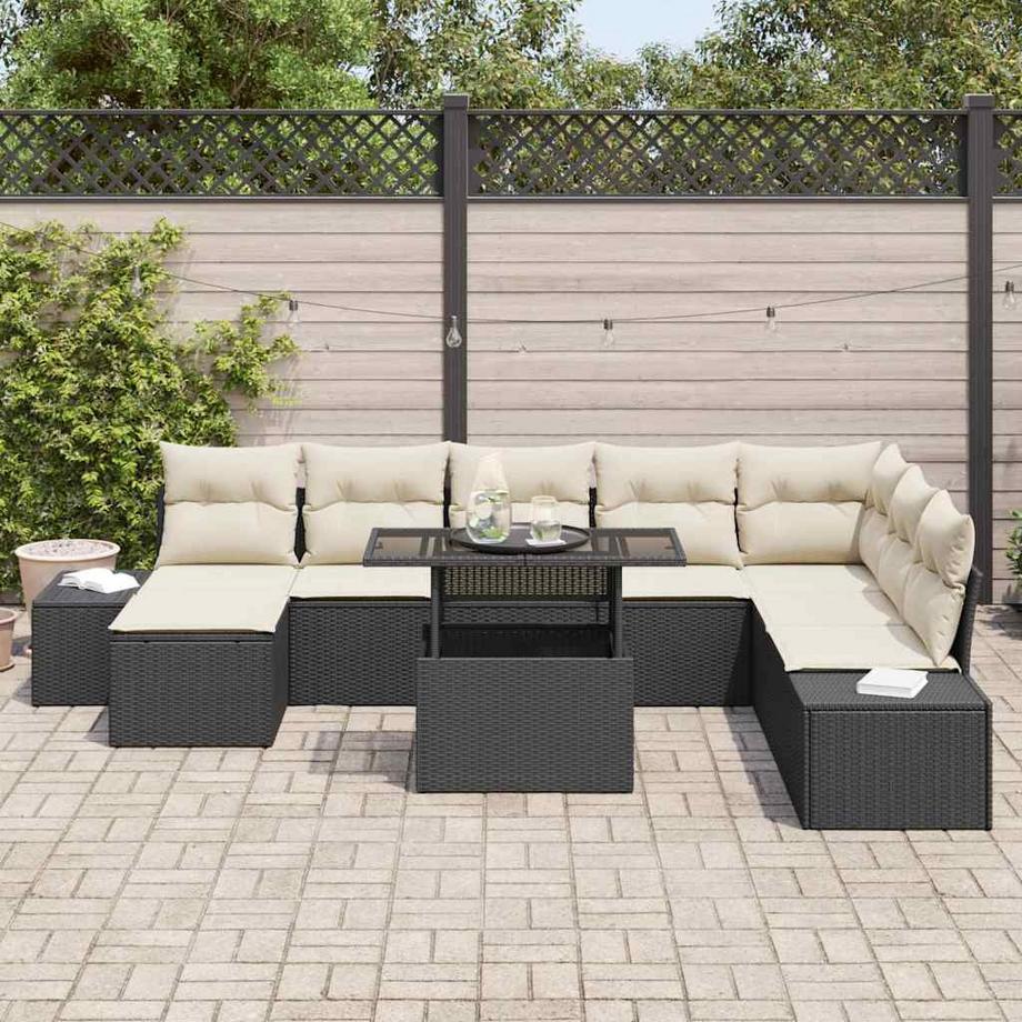 VidaXL Garten-sofa poly-rattan  