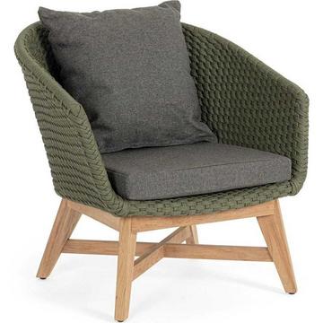 Fauteuil de jardin vert Coachella