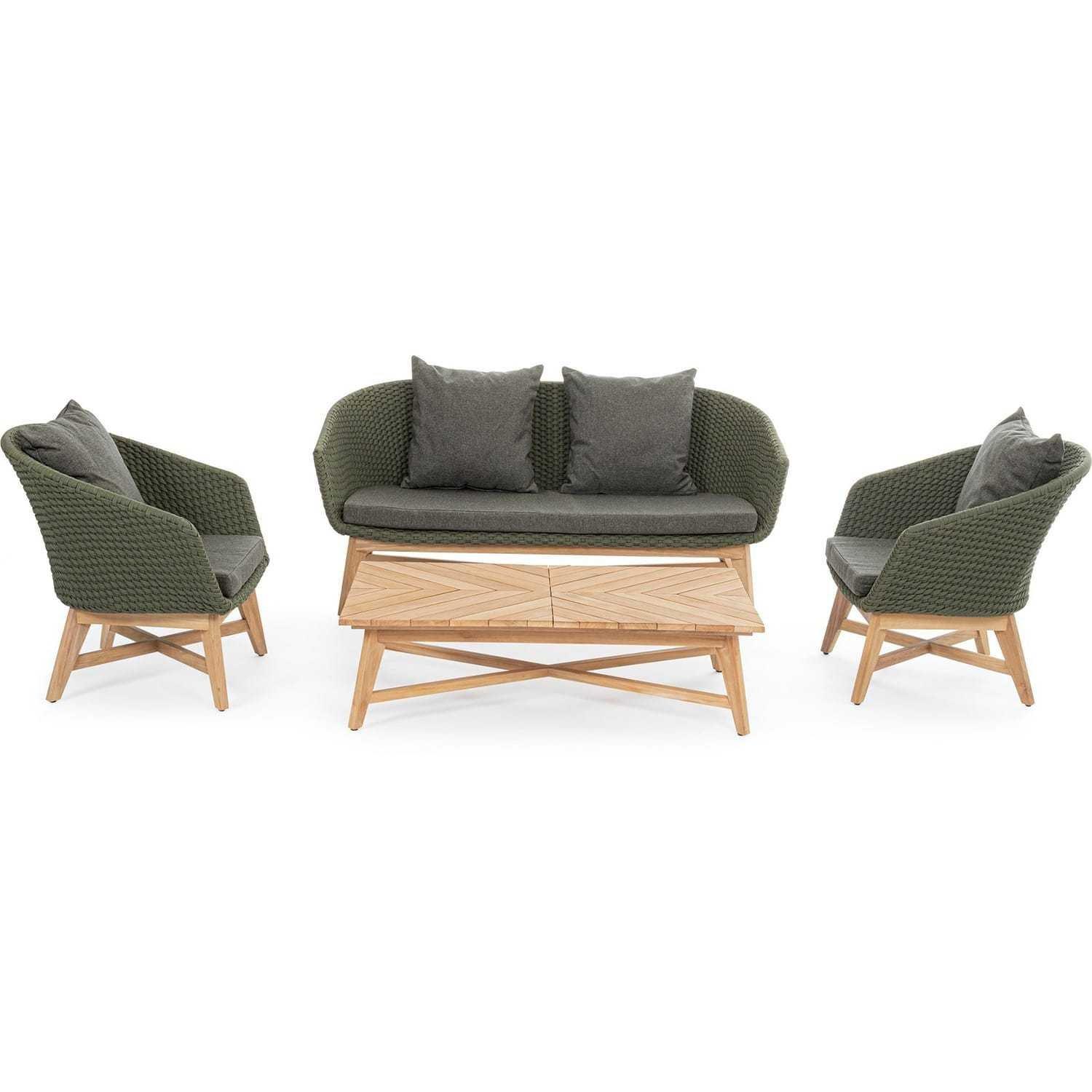 mutoni Fauteuil de jardin vert Coachella  