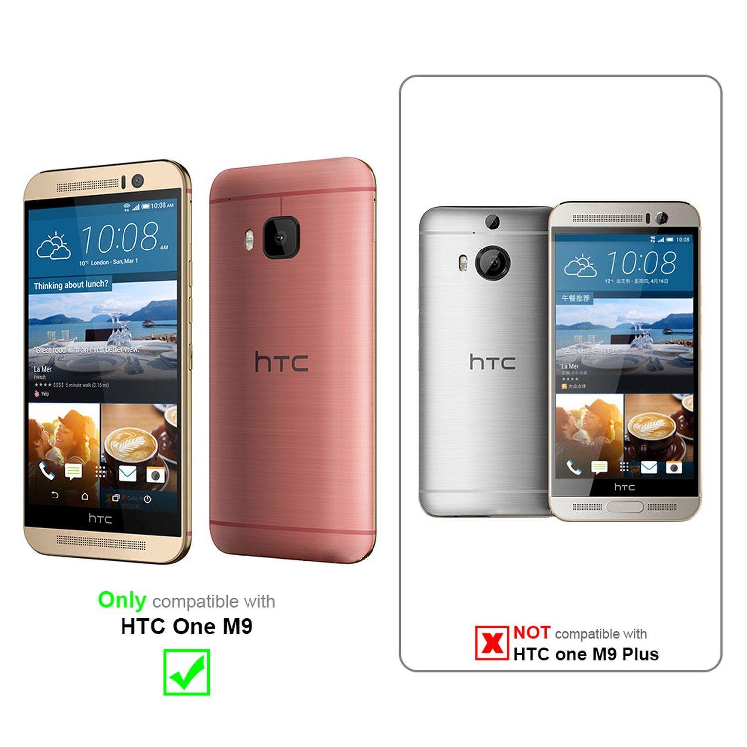 Cadorabo  Hülle für HTC ONE M9 Magnetverschluss, Kartenfach 