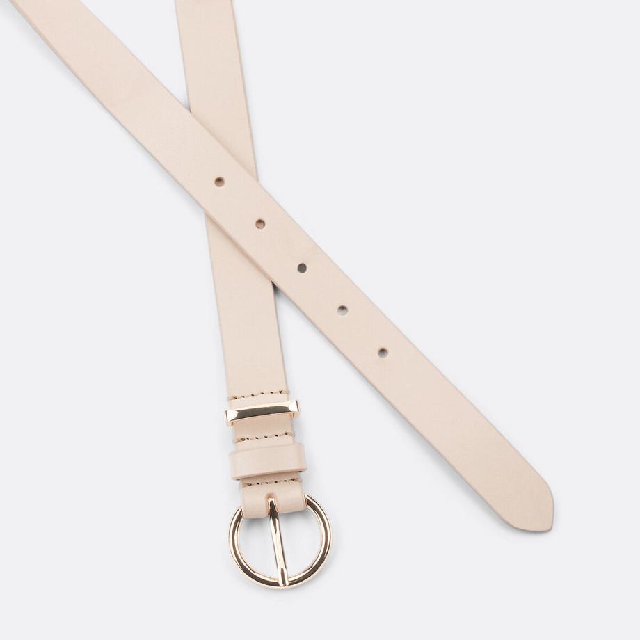 La Redoute Collections Gürtel mit goldfarbener Schnalle  