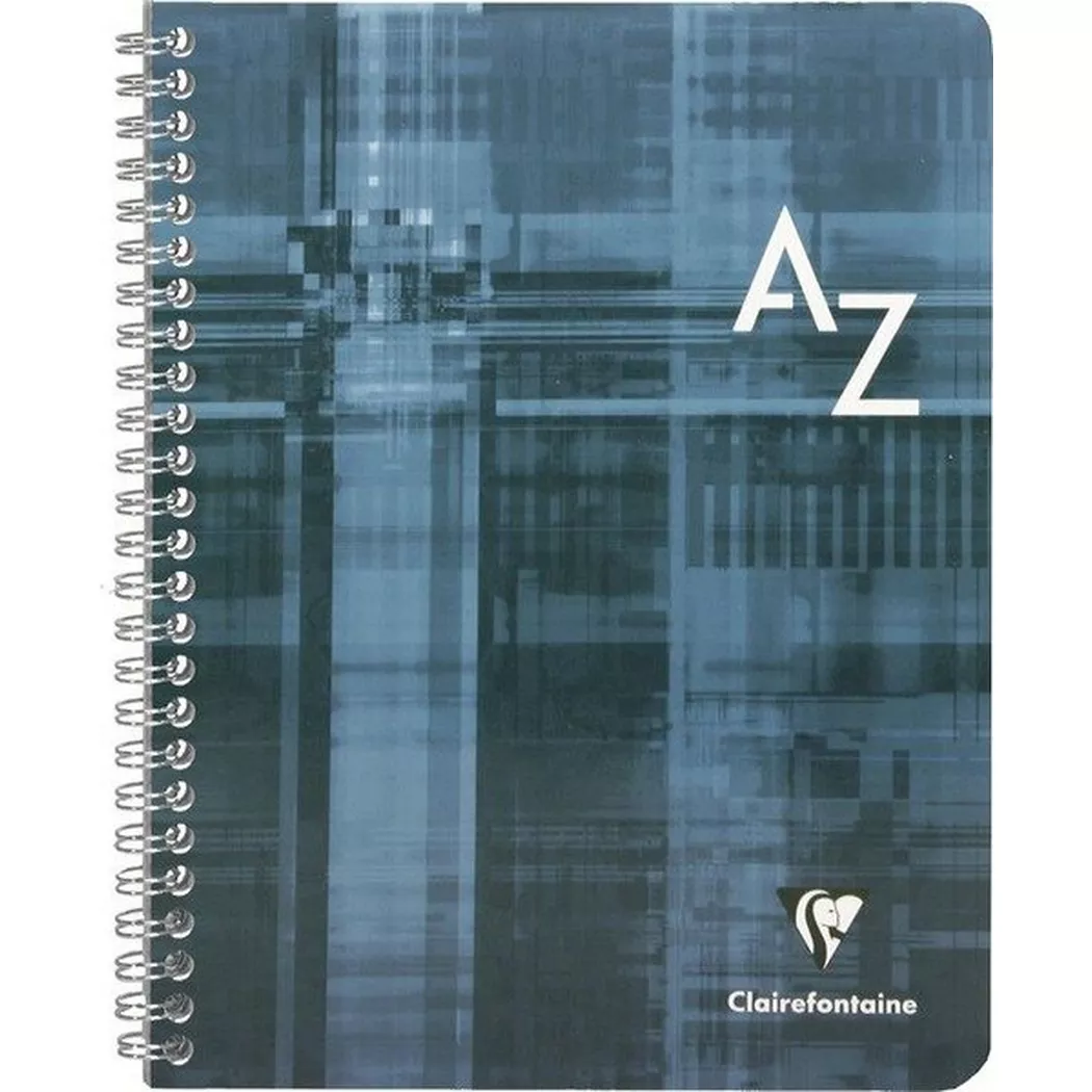 CLAIREFONTAINE Carnet adresses Index A5 8539C ass., quadrillé, 5mm 50 feuil.