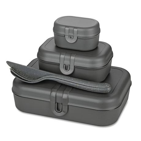 koziol  koziol Pascal Ready Set per borsa portapranzo Nero 3 pz 