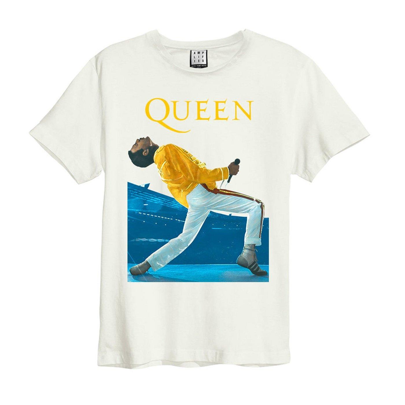 Image of Freddie Mercury Triangle Tshirt Damen Weiss XXL