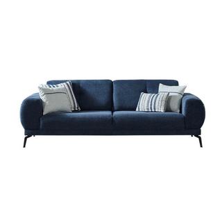 PASCAL MORABITO Sofa 3-Sitzer - Strukturstoff - Dunkelblau - LETINI von PASCAL MORABITO  