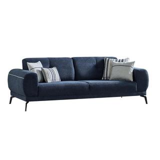 PASCAL MORABITO Sofa 3-Sitzer - Strukturstoff - Dunkelblau - LETINI von PASCAL MORABITO  