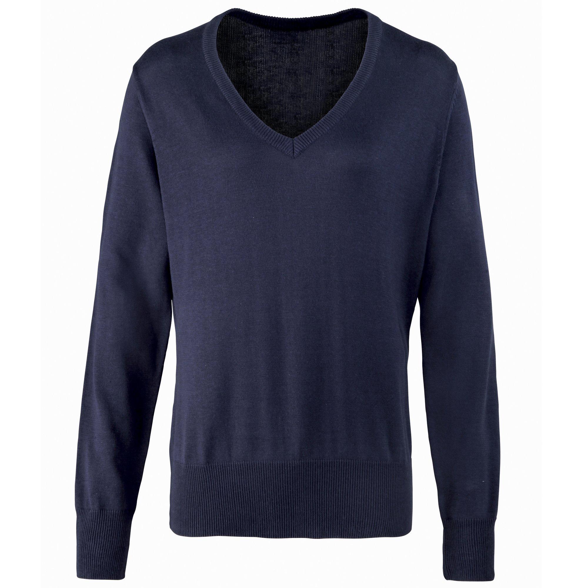Image of Strickpullover Mit Vausschnitt Damen Marine 48