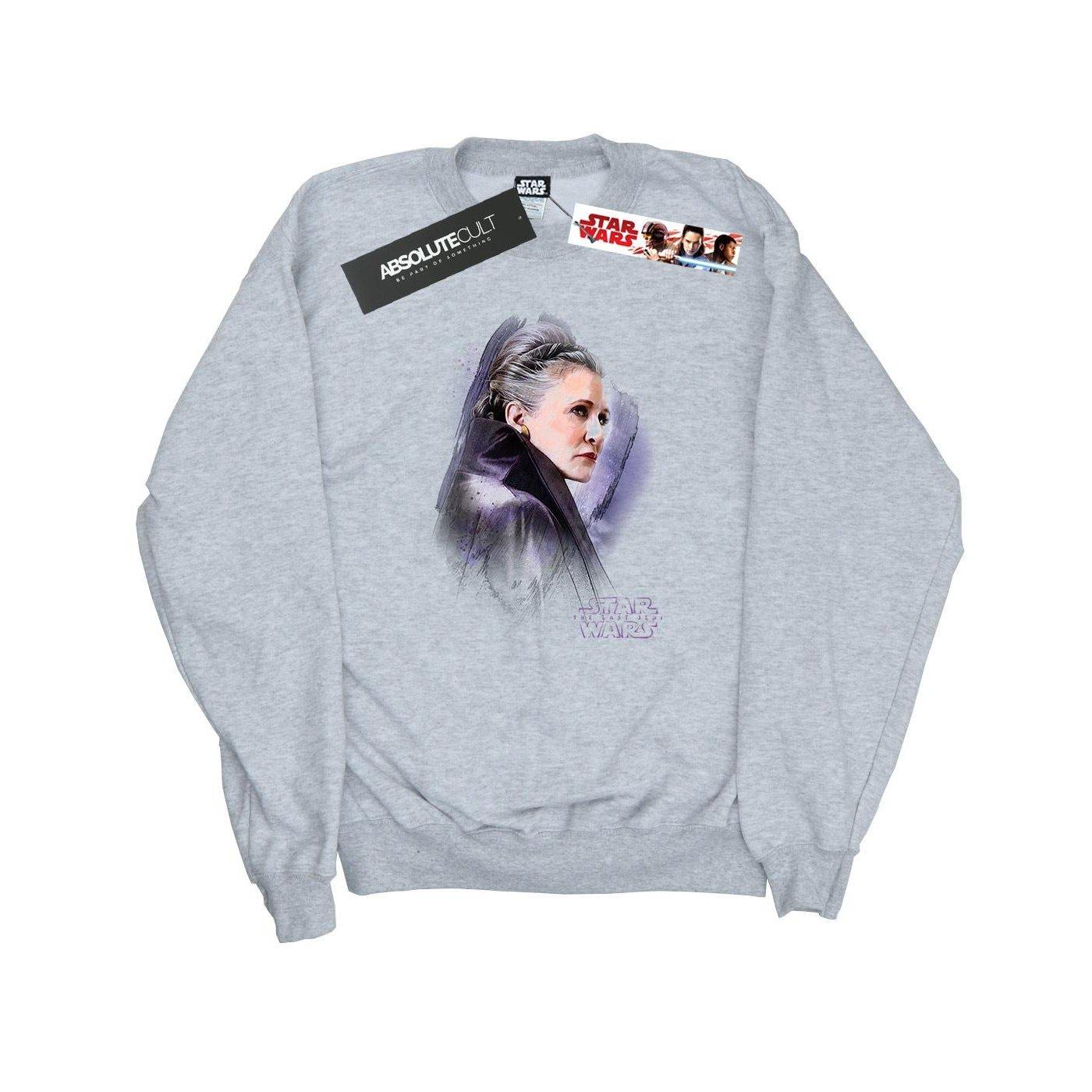 Image of The Last Jedi Leia Brushed Sweatshirt Damen Grau M