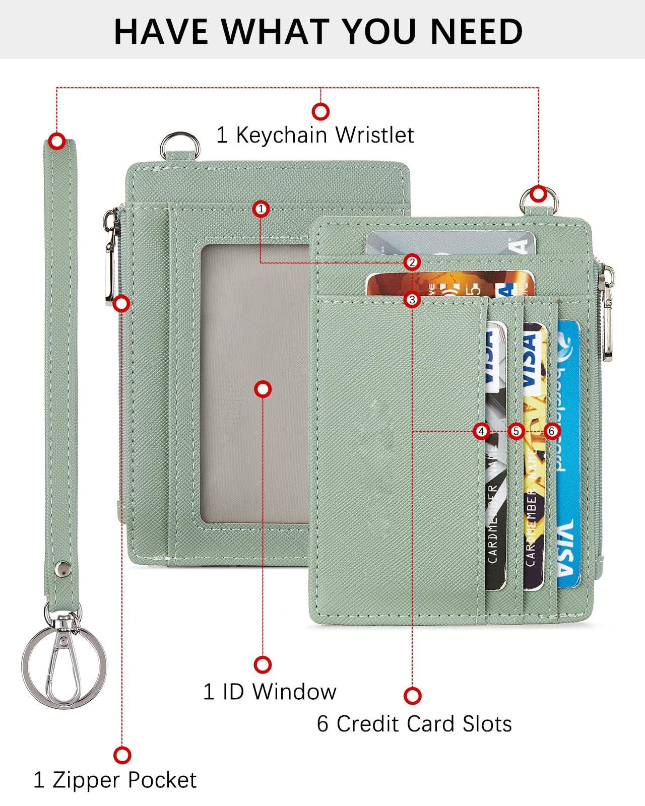 Only-bags.store Kleines PU Leder Kreditkartenetui RFID Schutz  