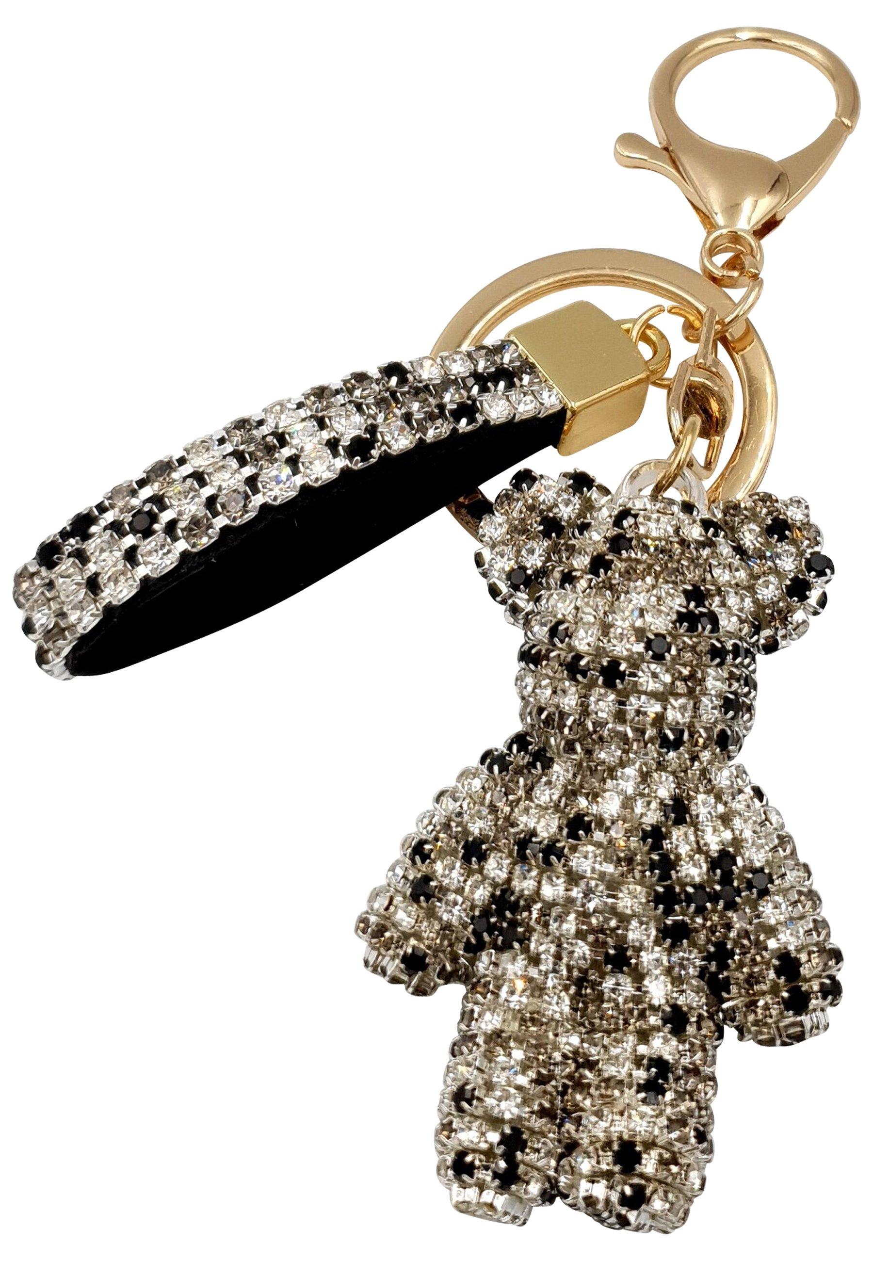 Image of Cute Bear Taschenanhänger Herren Schwarz/Weiss