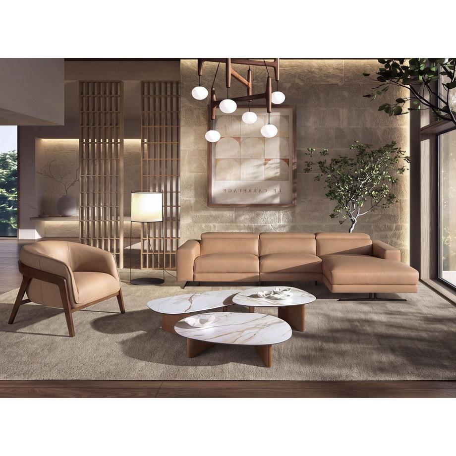 ANGEL CERDA Canapé chaise longue relax droite de design moderne  
