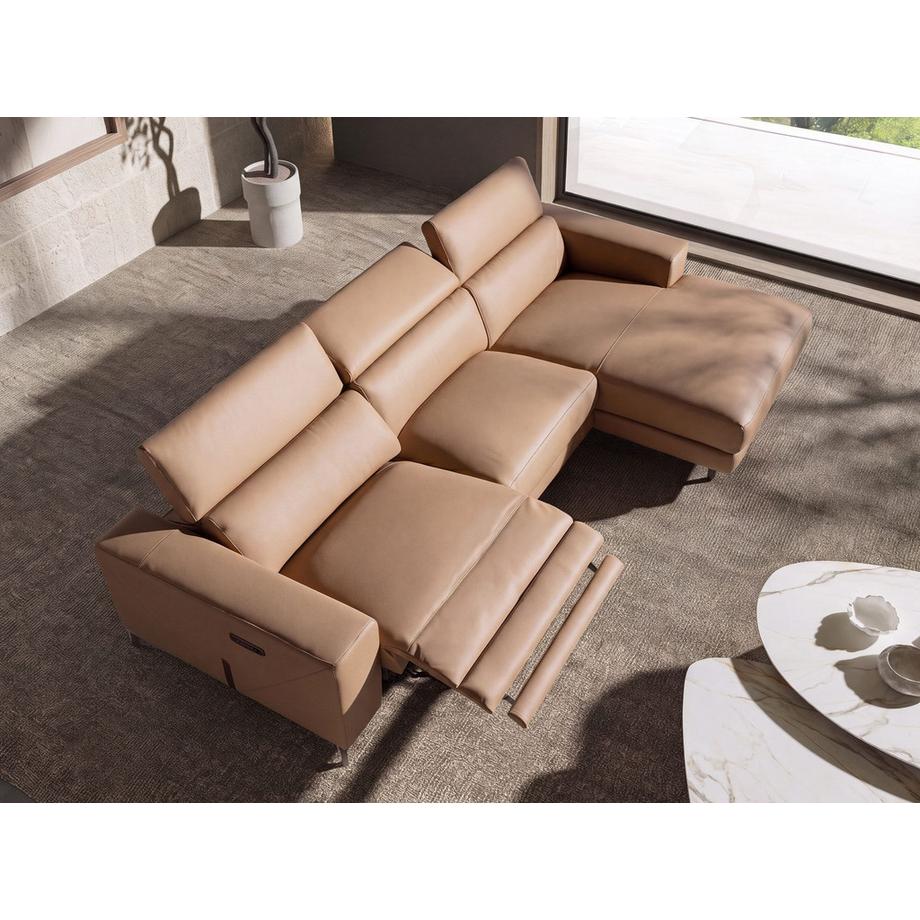 ANGEL CERDA Canapé chaise longue relax droite de design moderne  