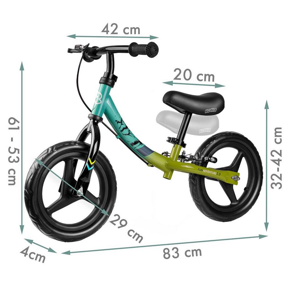 B2X  Divertimento e avventura in bici senza pedali per bambini 