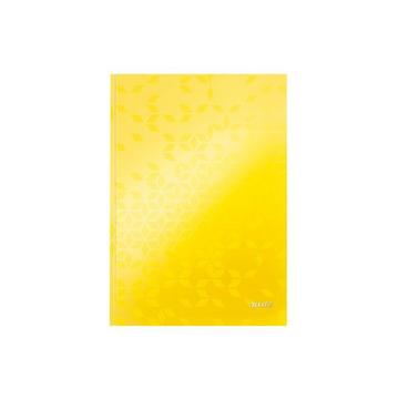 LEITZ Notizbuch WOW A4 4625-10-16 liniert, 90g gelb