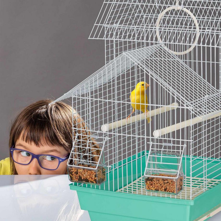 Northix  Cage à oiseaux à toit pointu 