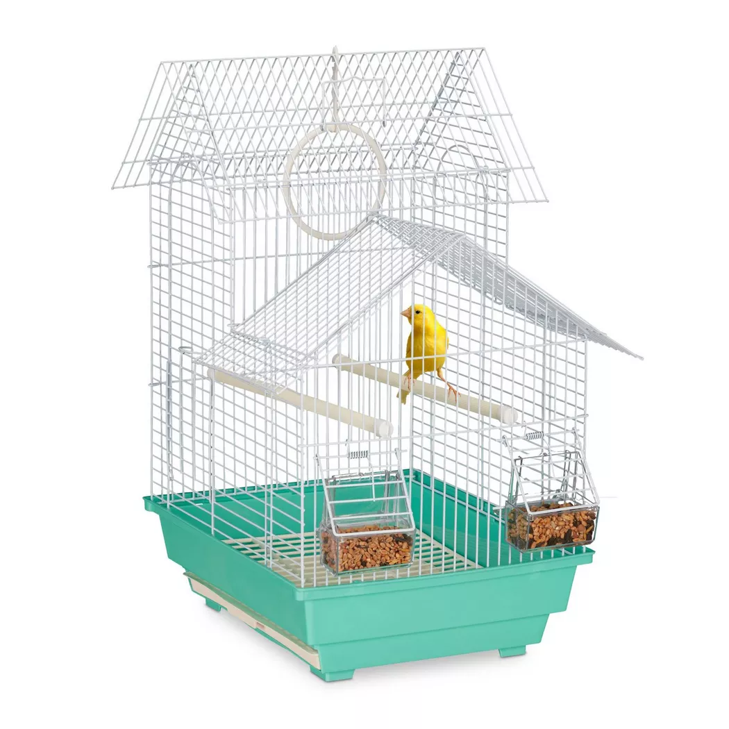 Northix - Vogelkäfig mit Spitzdach, 50 CM