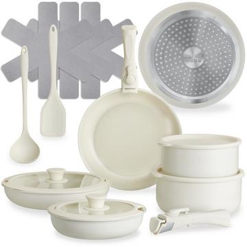 Batterie de cuisine GENUA 16 pièces adaptées à l’induction