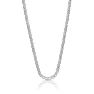 MUAU Schmuck  Collier Ru sattiniert Silber 925, 2.9mm, 45cm 