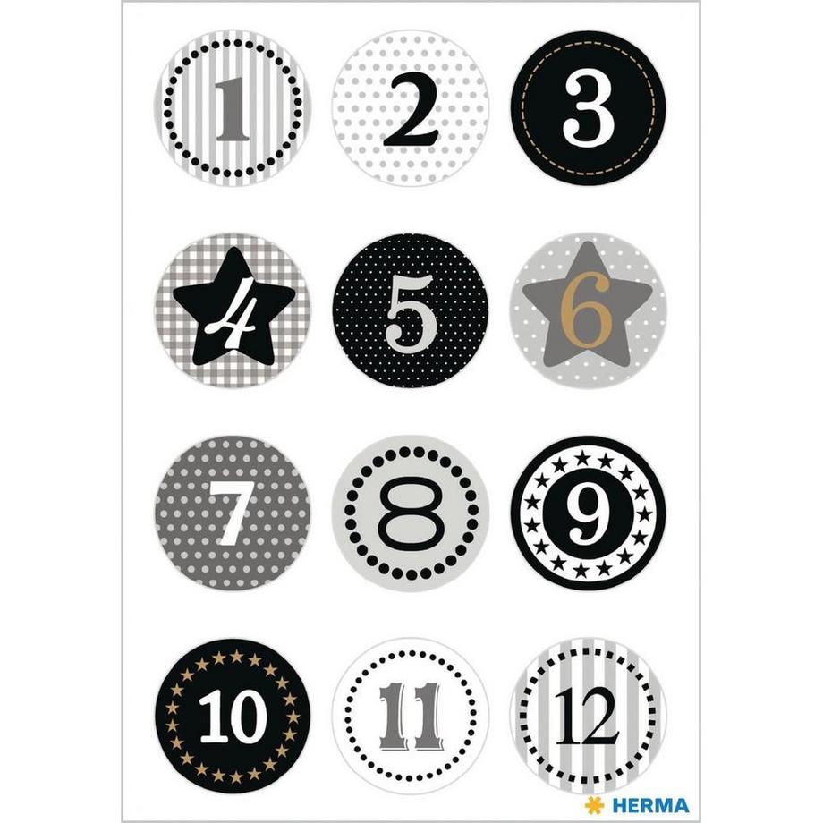 HERMA HERMA Sticker Adventskalender 24 Stück  