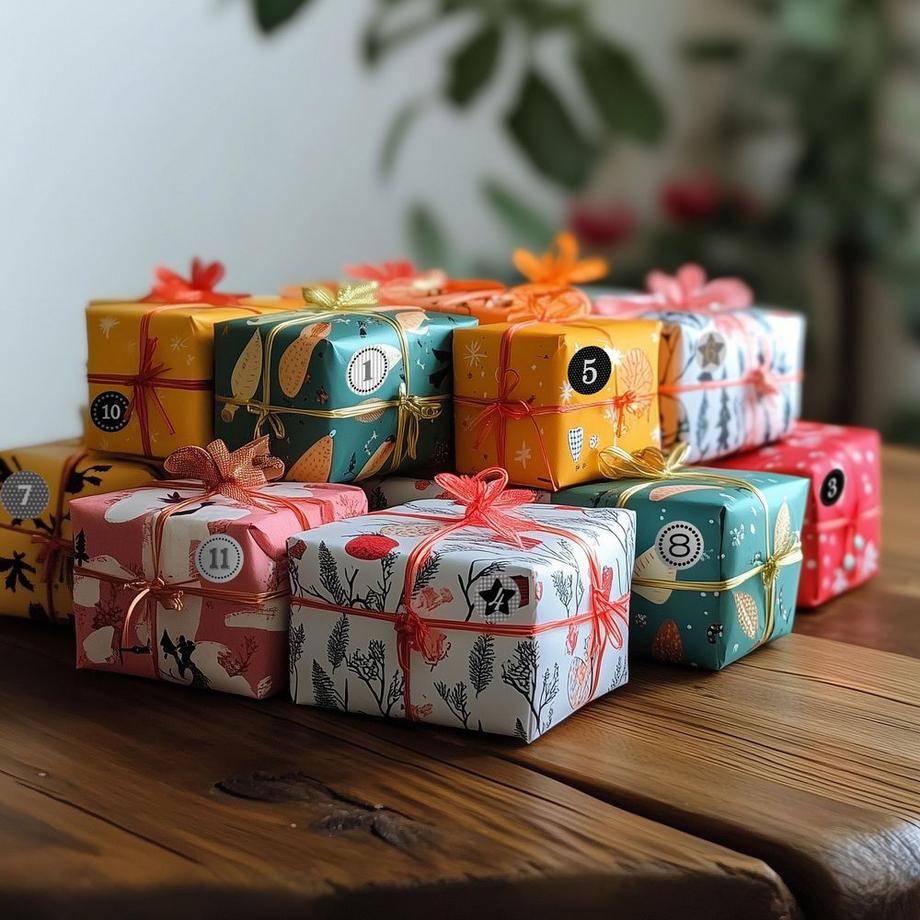 HERMA HERMA 15255 sticker decorativi Carta Nero, Oro, Grigio Permanente 24 pz  