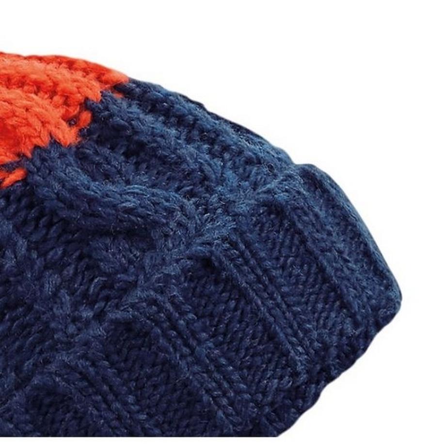 Beechfield Apres Zopfmuster Bommelmütze  