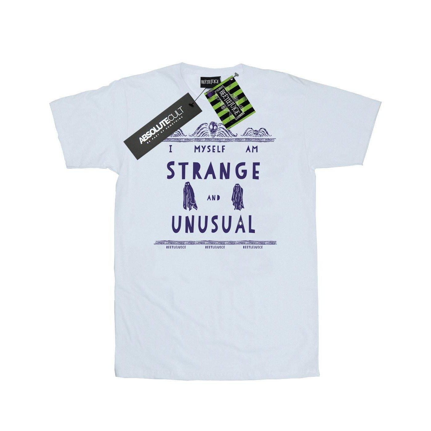 Image of Strange And Unusual Tshirt Herren Weiss M