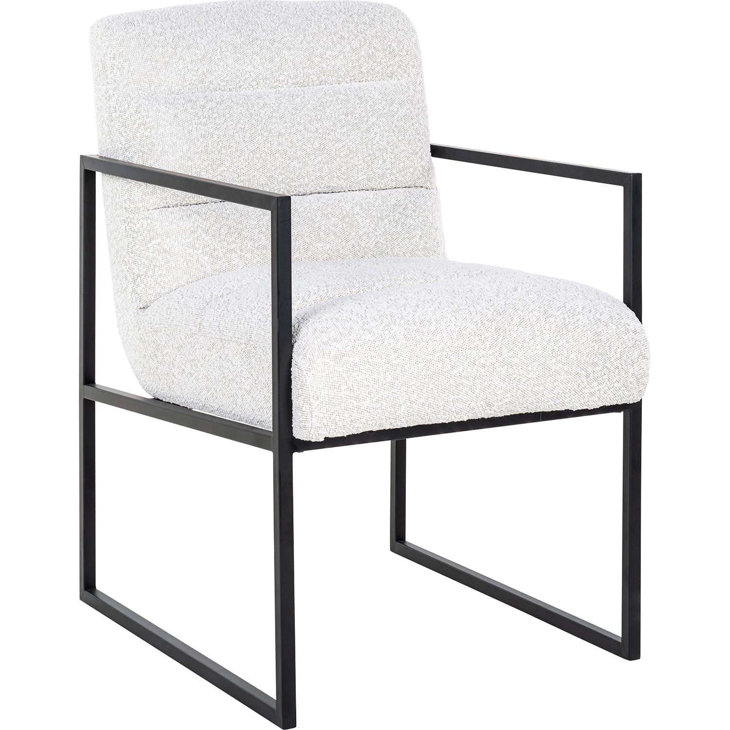 Image of Esszimmerstuhl Lizzy bouclé weiss Esszimmerstuhl Lizzy bouclé weiss